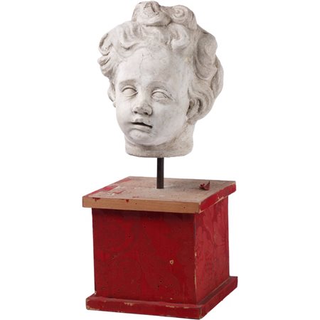 SCULTURA in stucco raffigurante “Testa”