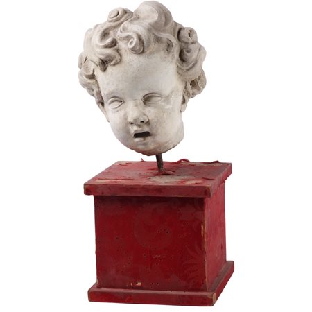 SCULTURA in stucco raffigurante “Testa”