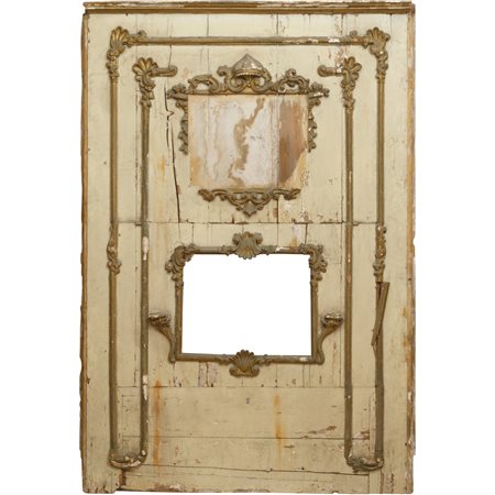 BOISERIE in legno laccato e dorato