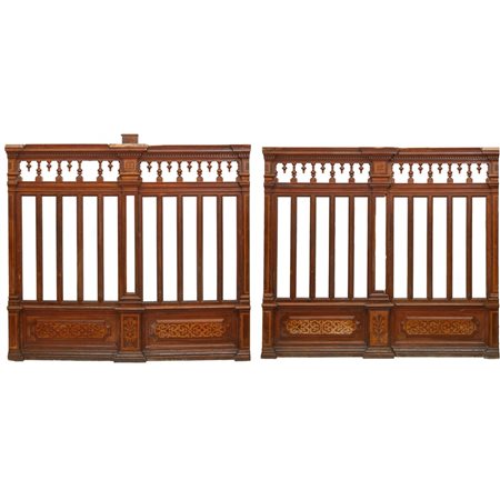 CANCELLATA composta da quattro elementi in legno