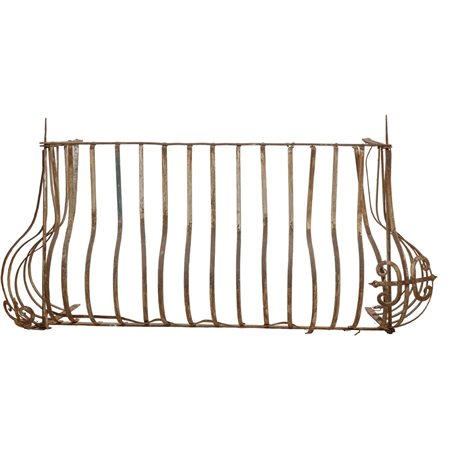 BALCONE in ferro, sagomatura a pancia