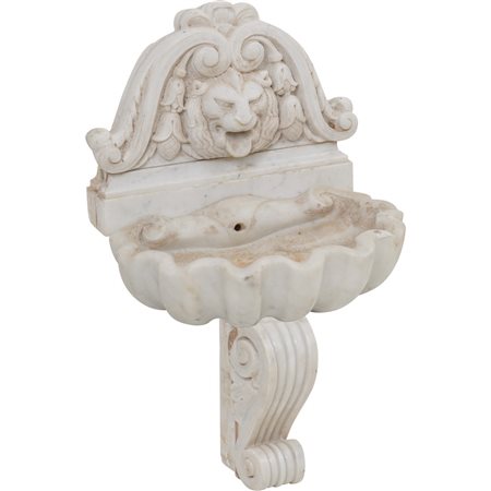 ACQUASANTIERA in marmo bianco