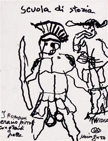 MINGUZZI LUCIANO Bologna (Bo) 1930 I Romani erano piccoli con grande palle...