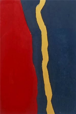 CERRI GIANCARLO Milano (Mi) 1938 Minisequenza verticale 2000 Olio su cartone...