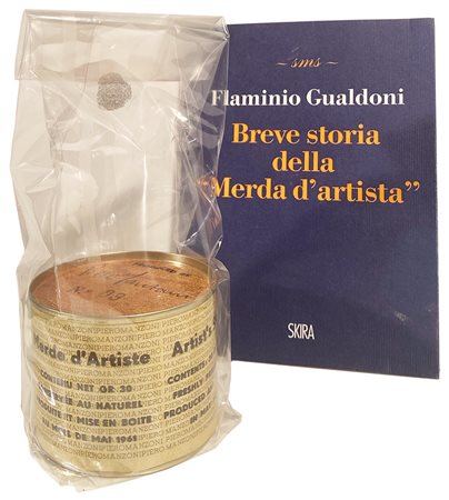 MANZONI PIERO Soncino (Cr) 1933 Merda d'artista in latta 2013 esemplare n. 03...