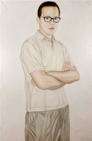 CASTELLI ALBERTO Torino (To) 1970 Detlev #2 2001 Olio su tela...