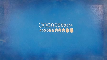 GIULIETTI RICCARDO Napoli (Na) 1971 Analisi di spettro 2011 Acrilico su tela...