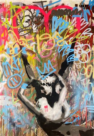 MART SIGNED Livorno (Li) 1988 Senza titolo Acrilico e mista su tela...