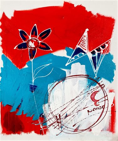 DEL DONNO ANTONIO Benevento (Bn) 1927 Pausa 1997 Mista su tela 70,00x60,00...