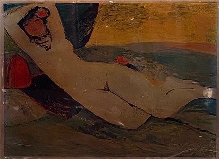 FIUME SALVATORE Comiso (Rg) 1915 Nudo sdraiato Multiplo su argento 925/1000...