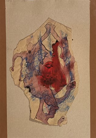 BOWES DAVID Boston (Stati Uniti) 1957 Mista su carta applicata su cartoncino...