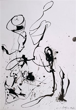 ALFIERI ATTILIO Milano (Milano) 1904 Composizione 1947 Mista su cartoncino...