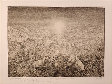 VESPIGNANI RENZO Roma (Roma) 1924 Composizione 1976 Incisione acquaforte...