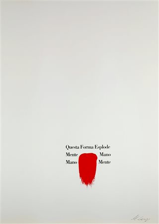 CARREGA UGO Genova 1935 Milano 2014 “Senza titolo” 