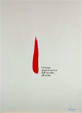 CARREGA UGO Genova 1935 Milano 2014 “Senza titolo” 