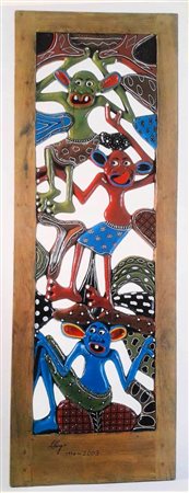 LILANGA GEORGE Tanzania 1934-2005 ”The door of dar”