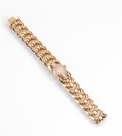 Bracciale-orologio per signora Vacheron &amp; Constantin, anni '40, in oro...