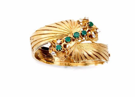 Bracciale, Giuseppe Uncini per Masenza Roma, anni '60, in oro giallo,...