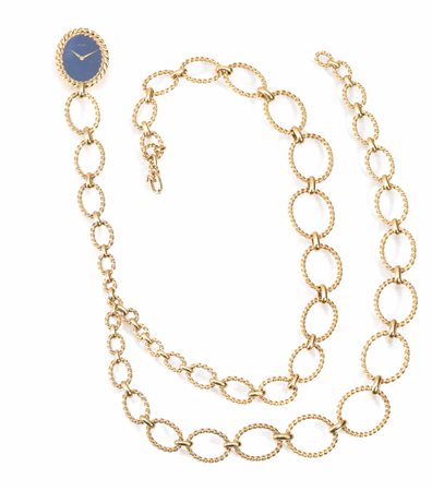 Collana-orologio Piaget, anni '70, Ref. 6865P63, seriale n. 219'177, in oro...