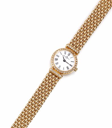 Orologio per signora, Baume &amp; Mercier, in oro giallo 18 kt e...