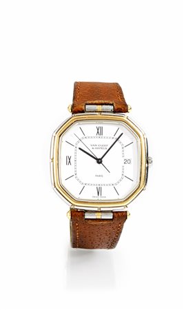 Orologio da polso Van Cleef &amp; Arpels, anni '90, in acciaio e oroCassa...