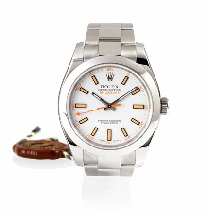 Orologio da polso Rolex Oyster Perpetual Milgauss Ref. 116400, in acciaio,...