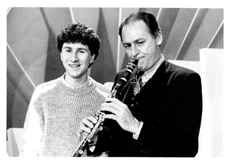 Franco Cavassi RENZO ARBORE E FABIO FAZIO gelatina ai sali d'argento, cm...