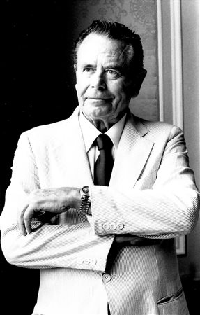 Franco Cavassi GLENN FORD gelatina ai sali d'argento, cm 25x20,5 sul retro:...