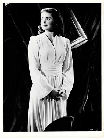 INGRID BERGMAN ALL'EPOCA DI NOTORIOUS gelatina ai sali d'argento, cm 24x18
