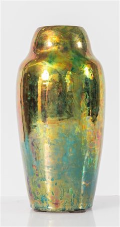 RICCARDO GATTI (Faenza 1886 - Venezia 1972) Vaso in ceramica smaltata a...