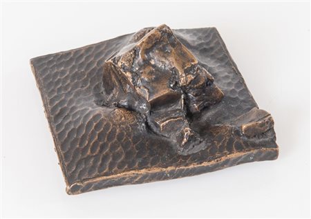 CARLO ZAULI (Faenza 1926 - 2002) "Genesi", Anni '80. Scultura in bronzo....