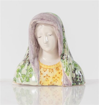 ANGELO MINGHETTI (Bologna 1822 -1885) "Volto di Maria in preghiera", Bologna,...