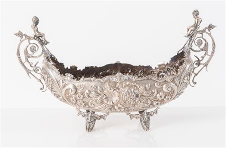 BIROS, Messico. Centrotavola in argento 925. Sotto la base reca punzoni: 925...