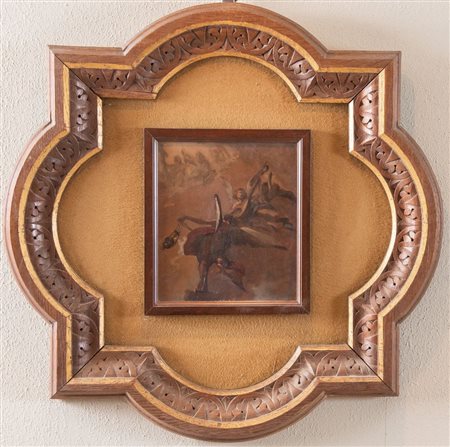 ALESSANDRO GUARDASSONI (Bologna 1819 - 1888) attr. "Bozzetto di scene sacre"....