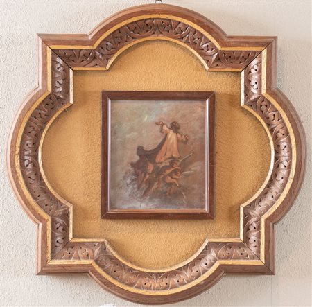 ALESSANDRO GUARDASSONI (Bologna 1819 - 1888) attr. "Bozzetto di scene sacre"....