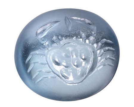 A rare greek  hellenistic  beryl intaglio. Crab. 2nd - 1st  century B.C. 