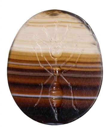 A large italic banded agate intaglio. Ant. 2nd century B.C.
