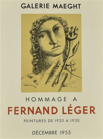 FERNAND LEGER manifesto, 63x47 cm Realizzato dalla Galerie Maeght di Parigi...