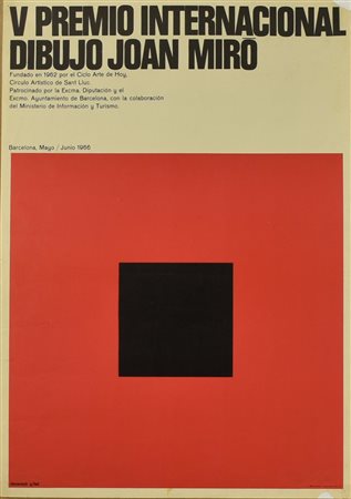 JOAN MIRO' manifesto, 70x50 cm Realizzato da Circulo artistico de Sant Lluc...