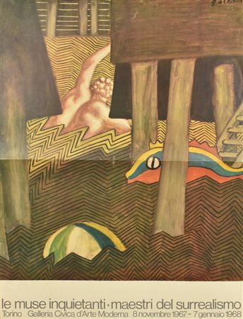 LE MUSE INQUIETANTI MAESTRI DEL SURREALISMO manifesto, 102x70 cm realizzato...