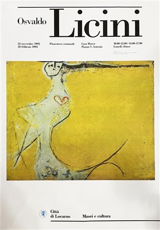 OSVALDO LICINI manifesto, 126x90 cm Realizzato dalla Pinacoteca comunale di...