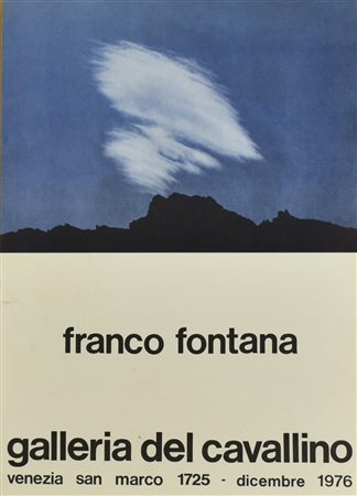 FRANCO FONTANA manifesto, 69x49 cm Realizzato in occasione della mostra...