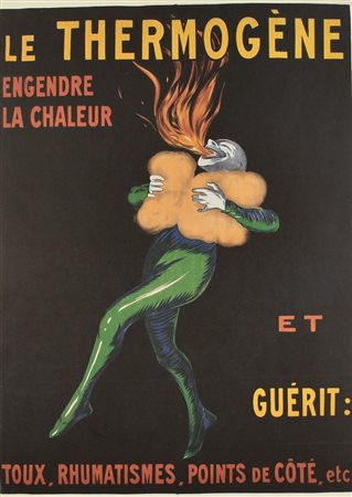 CAPPIELLO LEONETTO LA THERMOGENE manifesto, 70x50 cm; es 20/190 esemplare...