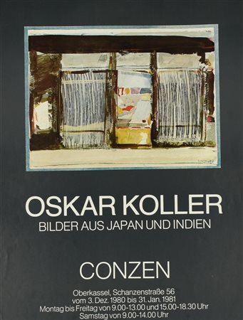 KOLLER OSKAR BILDER AUD JAPAN UND INDIEN manifesto, 54x42 cm Realizzato dalla...