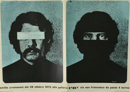 EMILIO CREMONESI manifesto, 70x100 cm realizzato da Arti Grafiche di A....