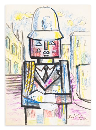 IBRAHIM KODRA (1918-2006) - Il Vigile