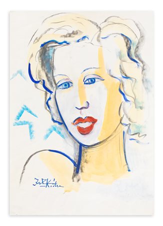 IBRAHIM KODRA (1918-2006)  - Senza Titolo