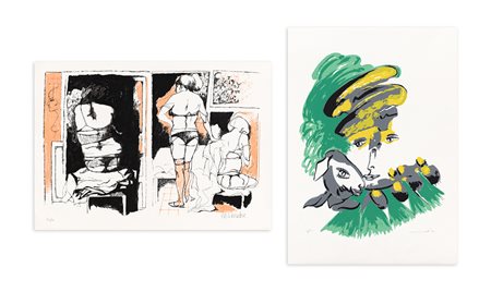 AUTORI VARI ( BRINDISI, LIBERATORE) - Lotto Unico composto da 2 opere grafiche 