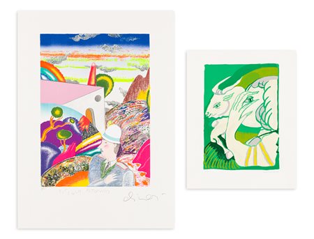 AUTORI VARI (ALINARI, BRINDISI) - Lotto unico di 2 opere grafiche: