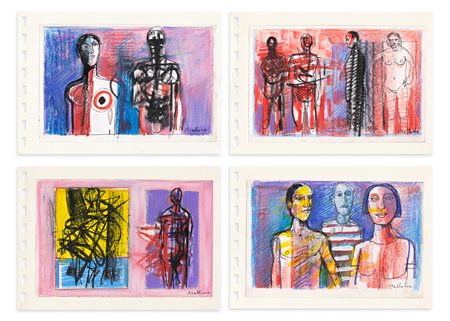 DARIO MELLONE (1929-2000) - Lotto unico composto da 4 opere